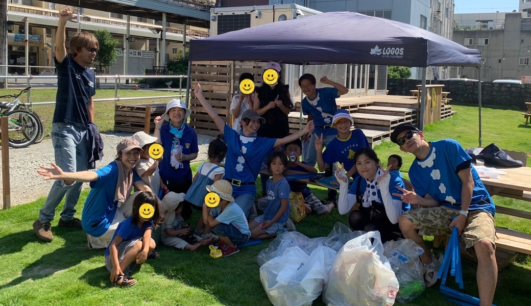 ブルーサンタ2023 おまつりあとのごみひろい レポート