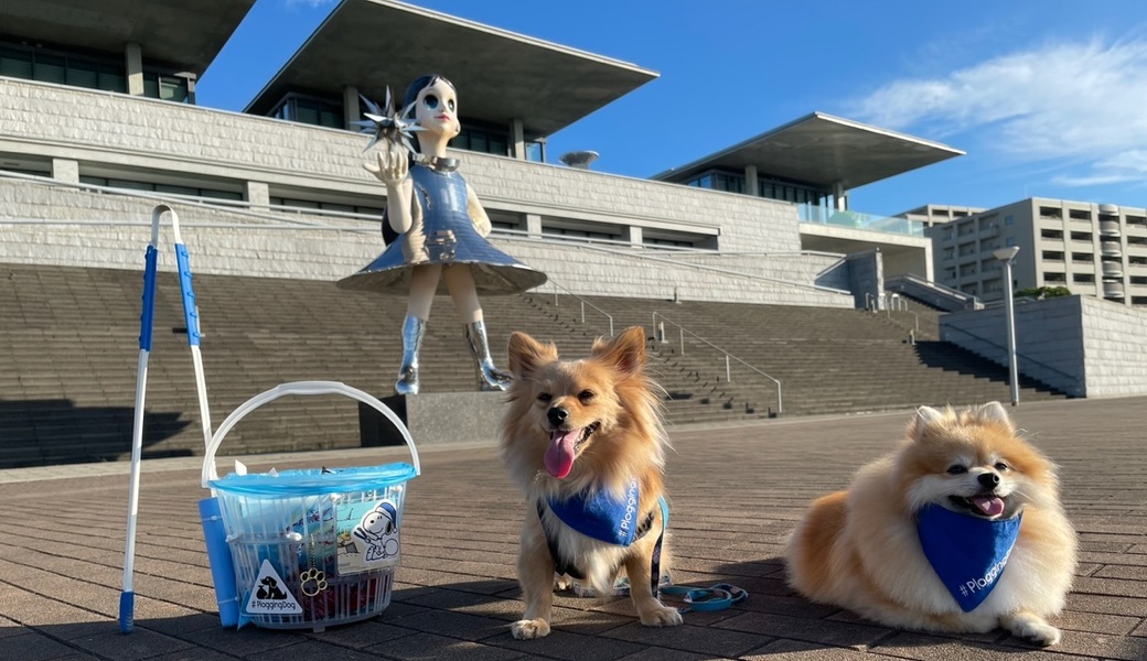 プロギングドッグ朝ん歩 レポート