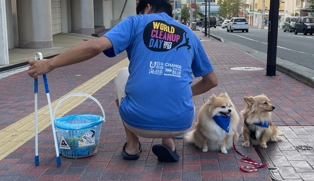 プロギングドッグ朝ん歩 レポート