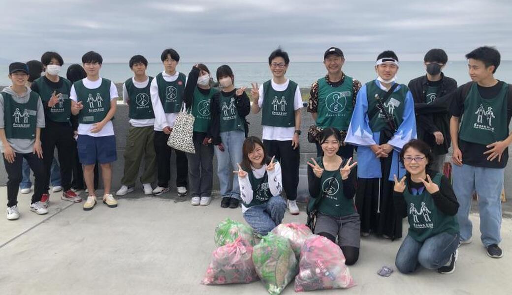 グリーンバード静岡 海岸ごみ拾い(高松海岸) レポート
