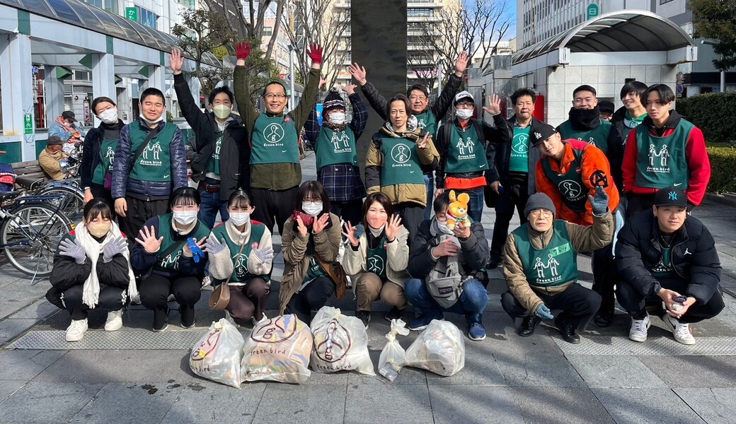 グリーンバード静岡 街中おそうじ レポート