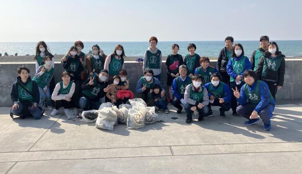 グリーンバード静岡 海岸ごみ拾い(高松海岸) レポート