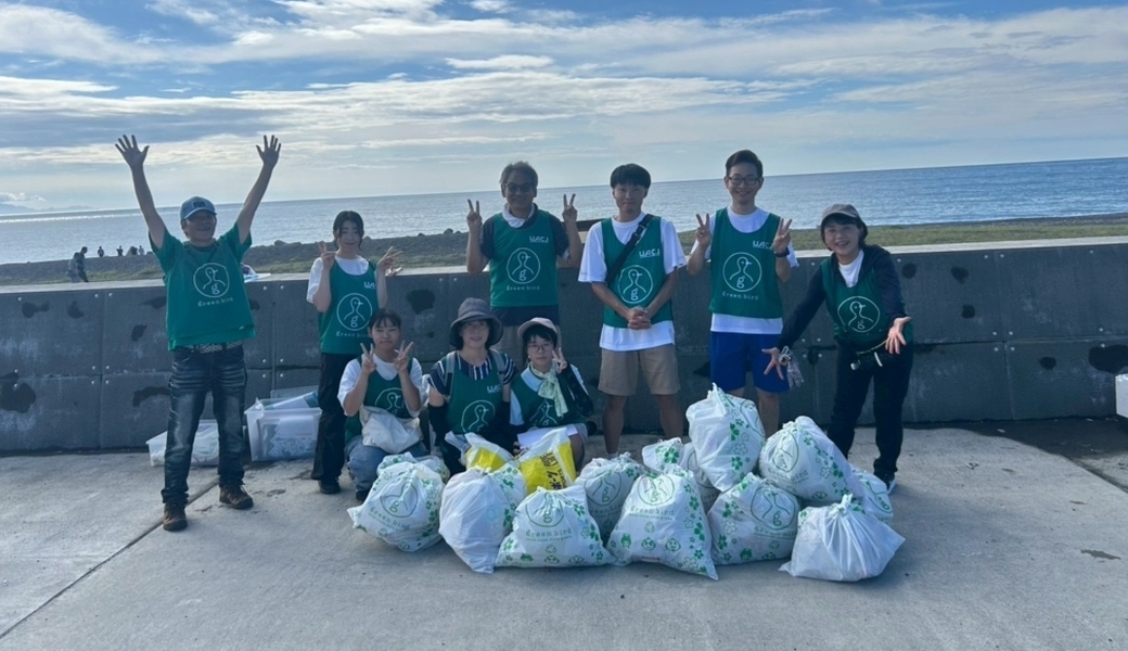 グリーンバード静岡 海岸ごみ拾い(高松海岸) レポート