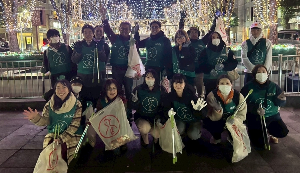 グリーンバード静岡 夜の街中おそうじ レポート