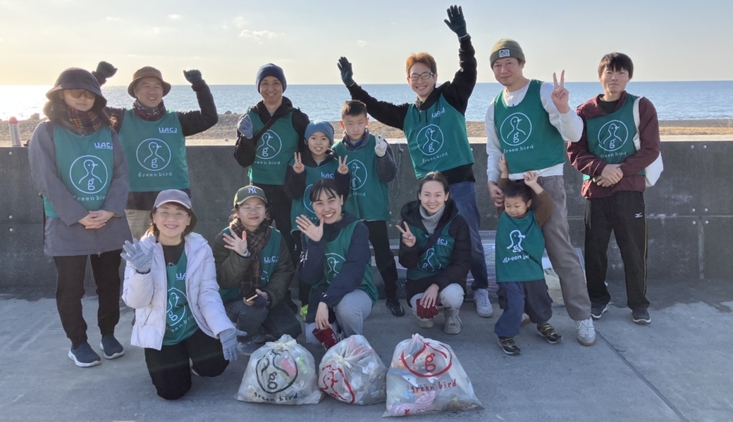 グリーンバード静岡 海岸ごみ拾い(高松海岸) レポート
