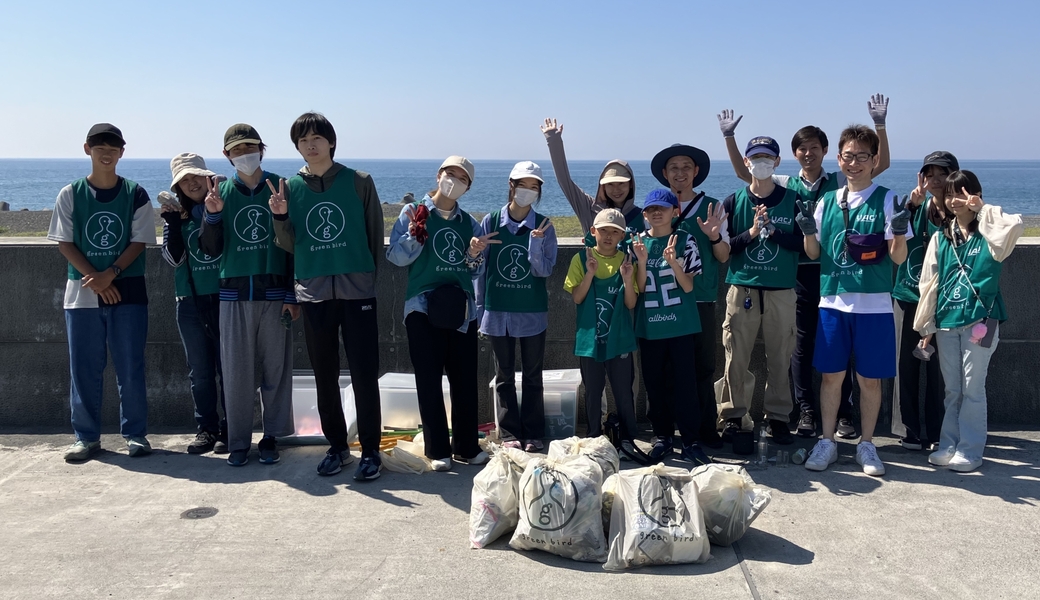 グリーンバード静岡 海岸ごみ拾い(高松海岸) レポート