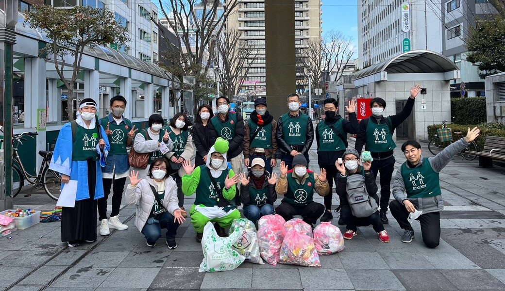 グリーンバード静岡 街中おそうじ レポート