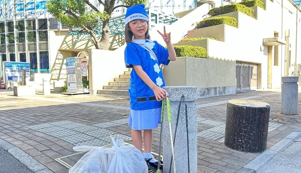 ブルーサンタでゴミ拾い＠川口市幸町 アイキャッチ
