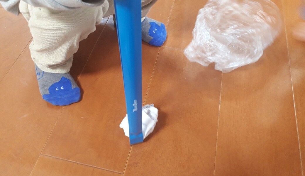 親子でゴミ拾い（予行練習） レポート