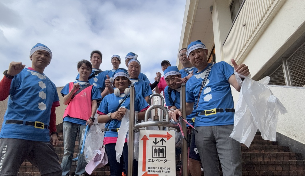 「 BLUE SANTA 2025」RED CREW ”まちキレイ” プロジェクト  レポート