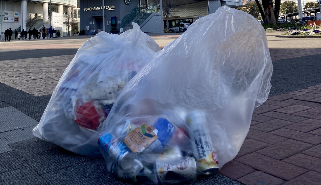 桜木町駅周辺ごみ拾い７ レポート