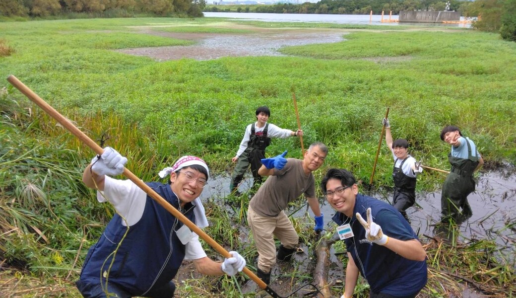 庭窪ワンド周辺の清掃 アイキャッチ