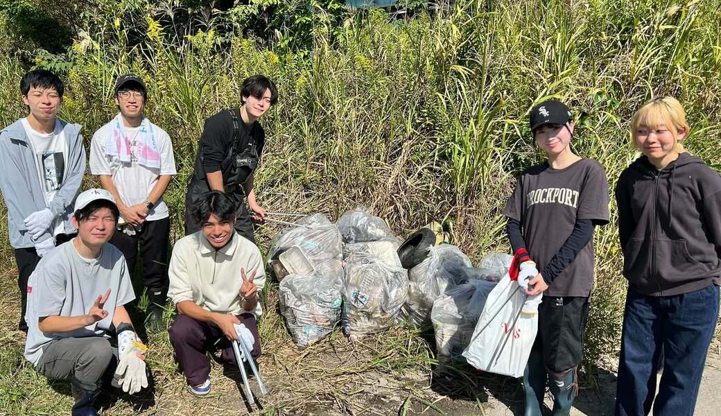 庭窪ワンド周辺の清掃 レポート
