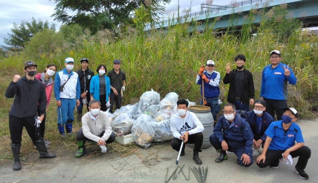 庭窪ワンド周辺の清掃 レポート