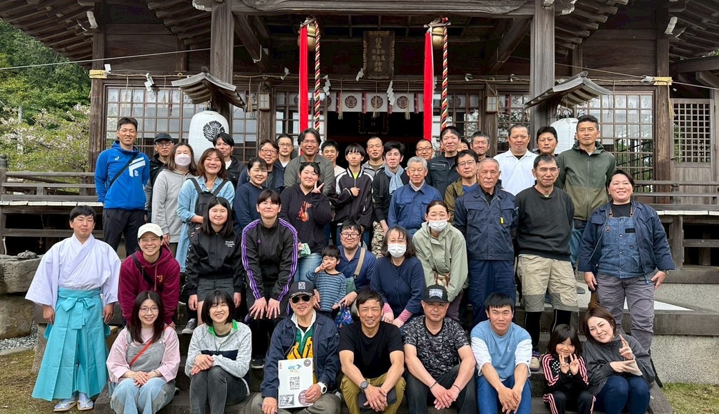 飯盛神社で〝福ひろい〟清掃活動 レポート