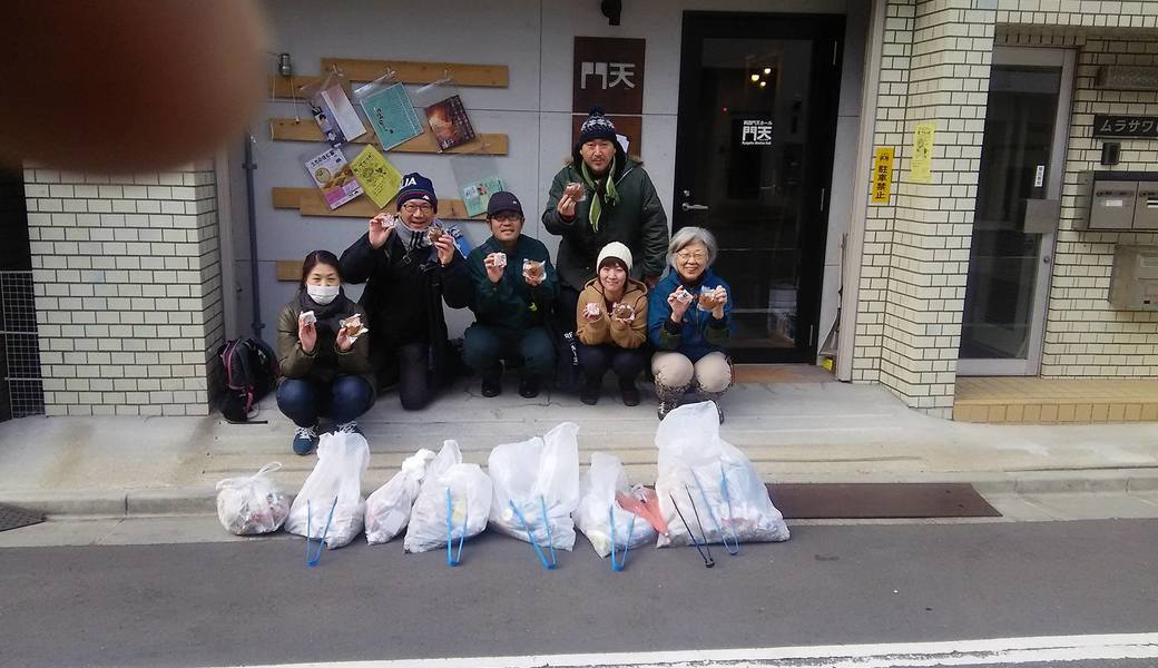 両国橋ゴミ拾いの会　 レポート