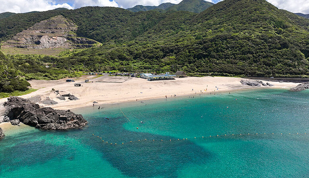 「海の日」一湊海水浴場のゴミ拾い アイキャッチ