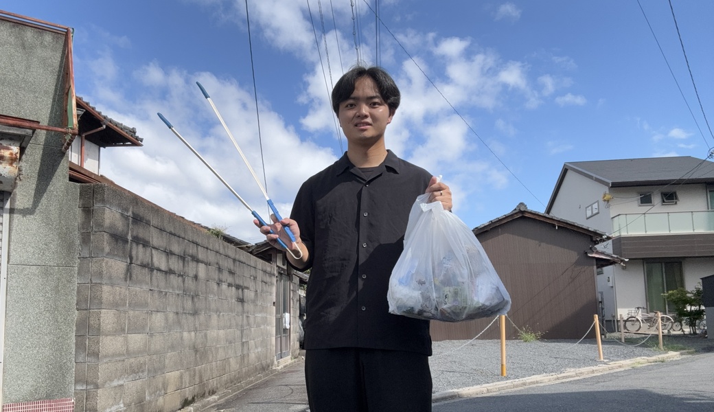 ゴミを拾う アイキャッチ