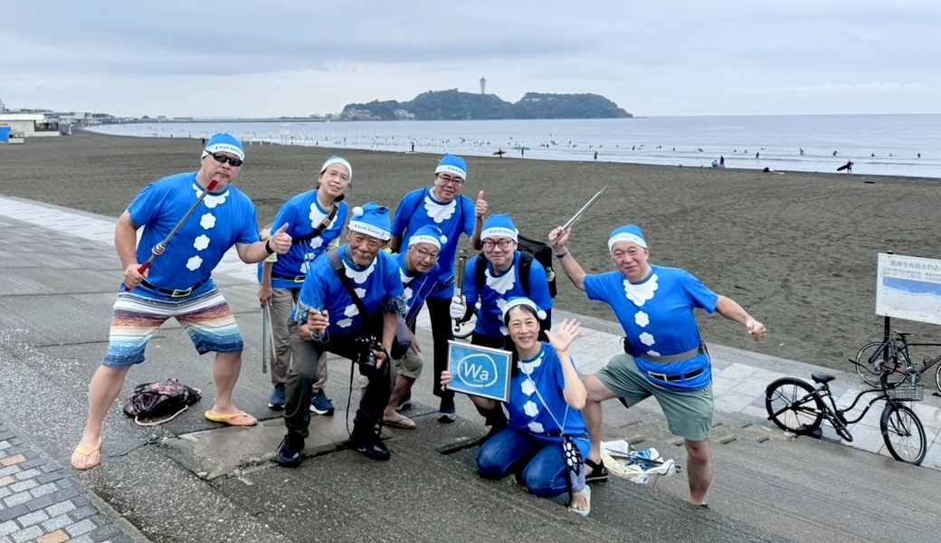 鵠沼海岸ビーチクリーン・とことこ＆KFP レポート