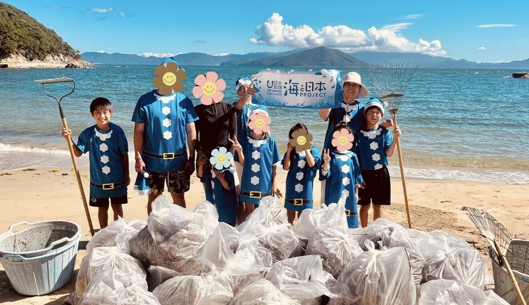 「BLUE SANTA」瀬戸内国立公園 大串海釣り公園の海掃除をしましょう！ レポート