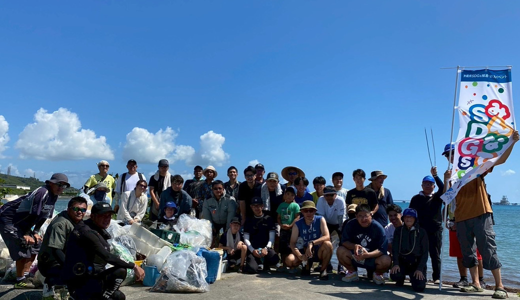 屋宜海岸ビーチクリーン レポート