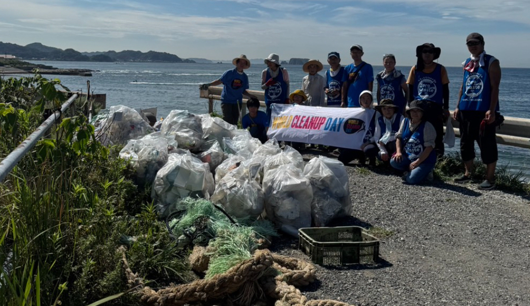鋸南町　WORLD CLEANUP DAY in 元名海岸 レポート