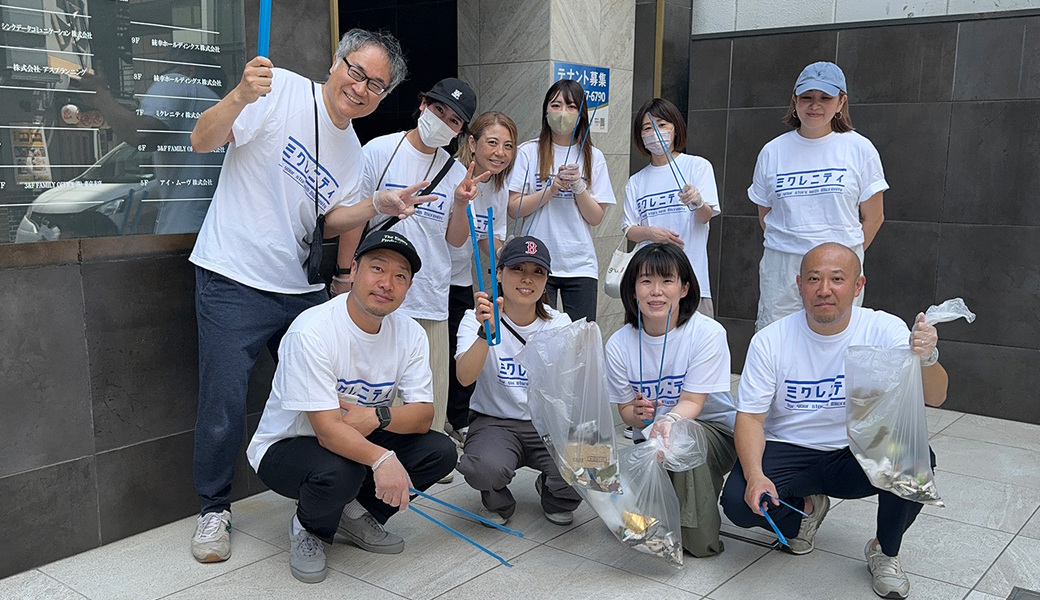 日本橋をもっときれいに！ミクミクゴミ拾い大作戦 レポート