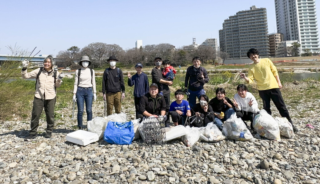 第11回　ごみ拾い at 多摩川河川敷 レポート