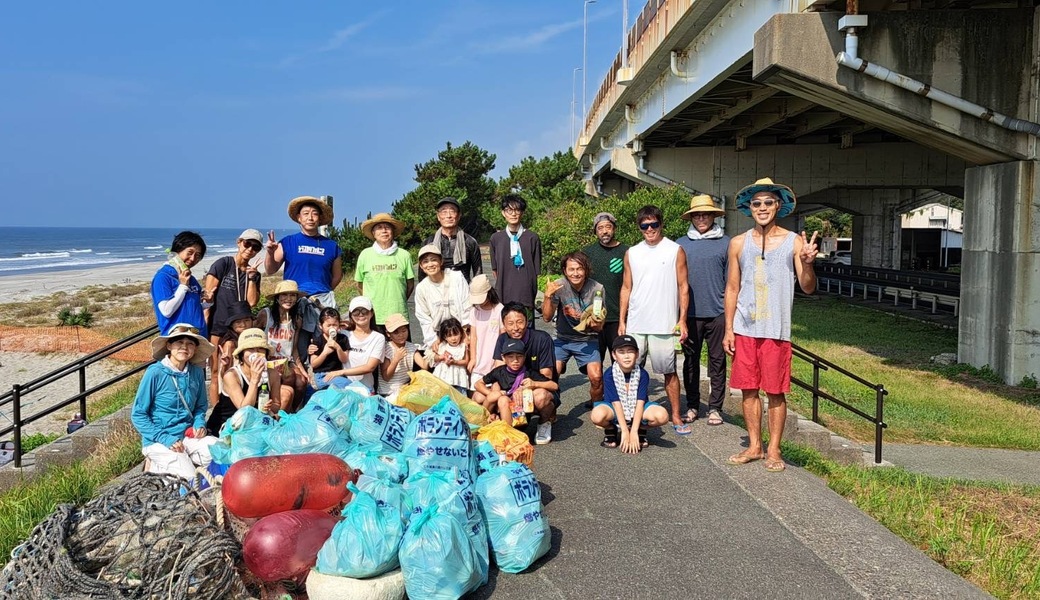 白須賀海岸ビーチクリーン レポート