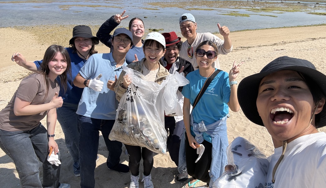 しまぬわビーチクリーンin長浜海岸 レポート