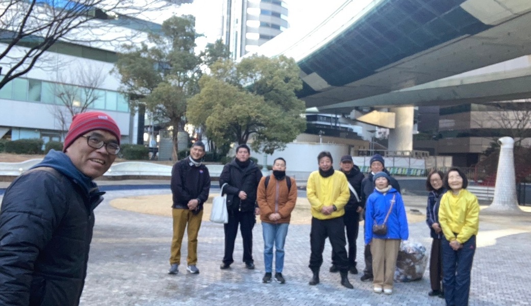 西梅田公園街頭清掃 レポート