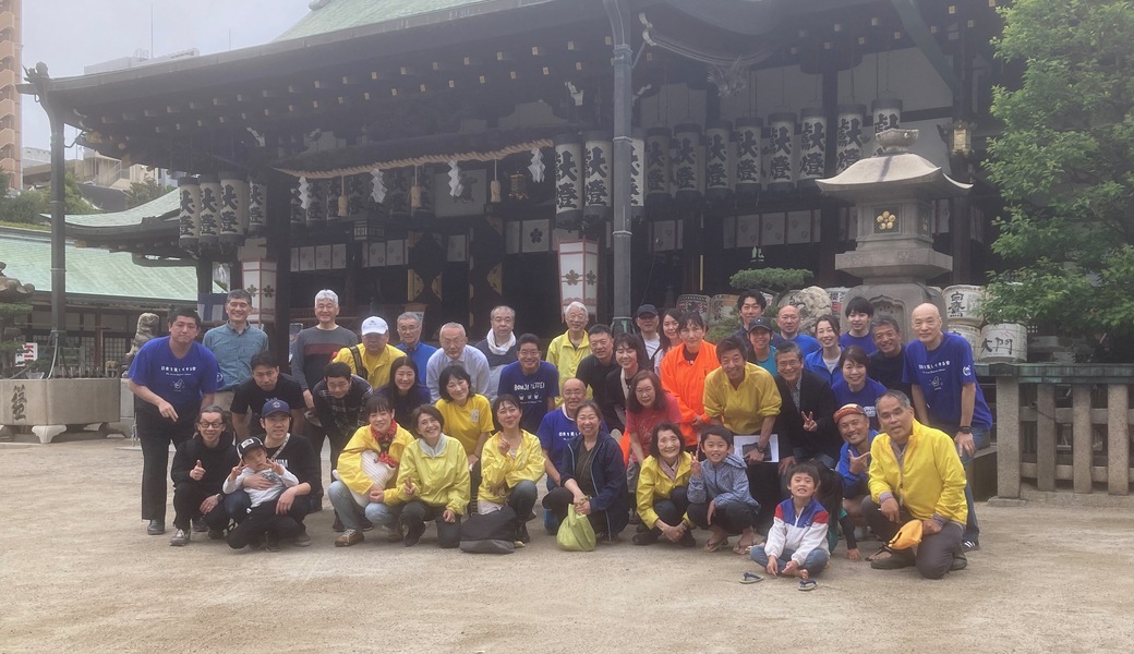 大阪天満宮境内清掃 レポート