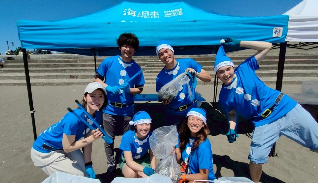 海が大好きダイバーと江の島ビーチクリーン レポート