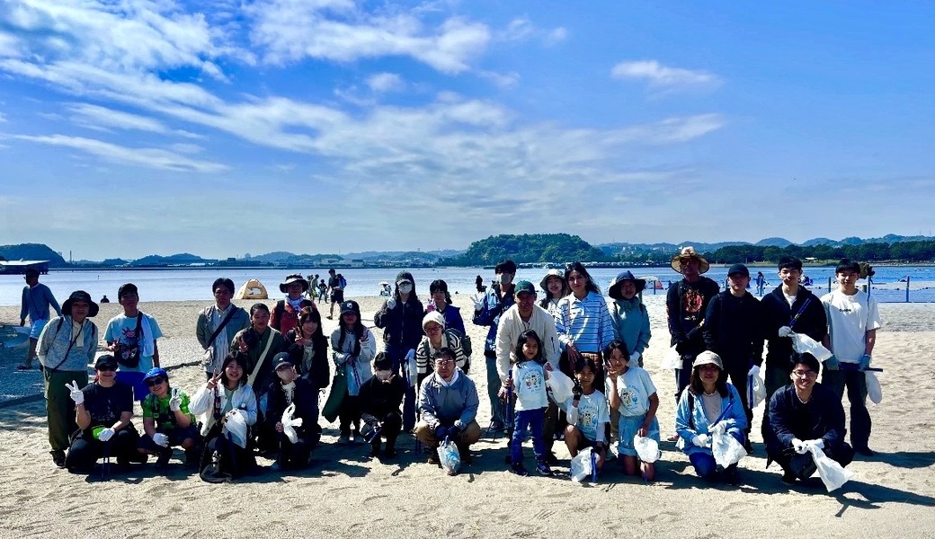 BLUE SHIP 横浜 海の公園 ビーチクリーン レポート