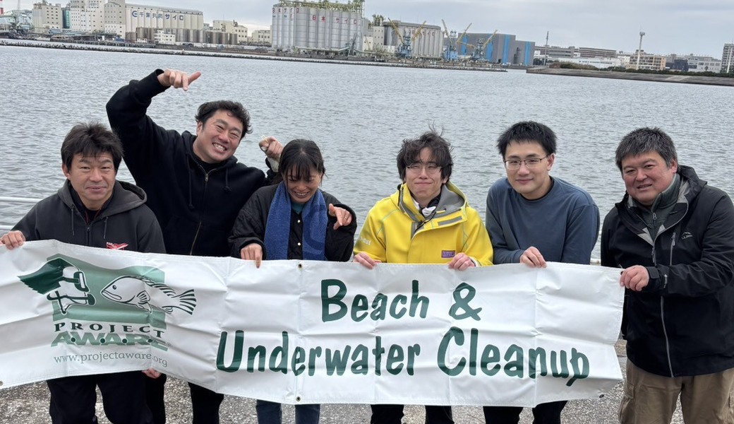 千葉ポートパーク水中清掃 レポート