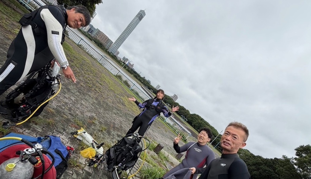 千葉ポートパーク水中清掃 レポート