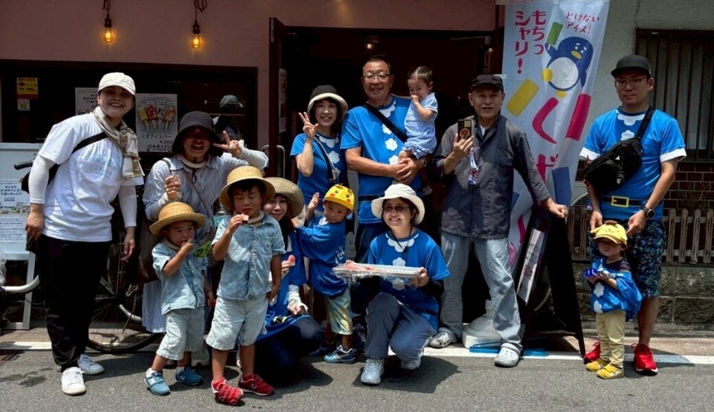 ブルーサンタといっしょにまちをきれいにしよう！ レポート