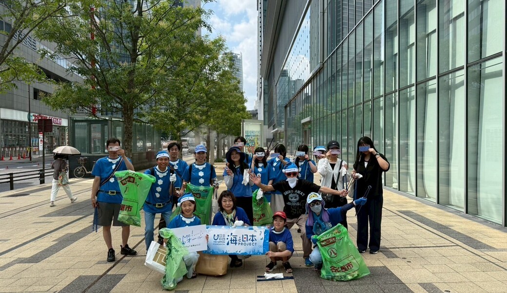【BLUE SANTA 2025】15分ごみ拾いイベント(7/13)「Go Me！オール（#ゴミオール）」名古屋 レポート