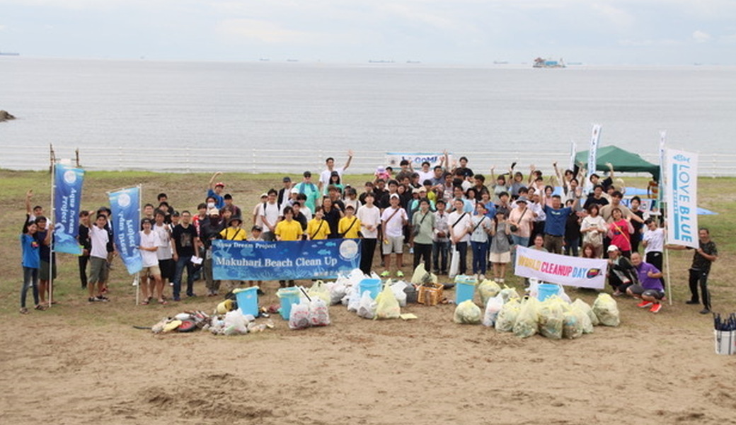 ９／１３（土）幕張の浜ビーチクリーン レポート