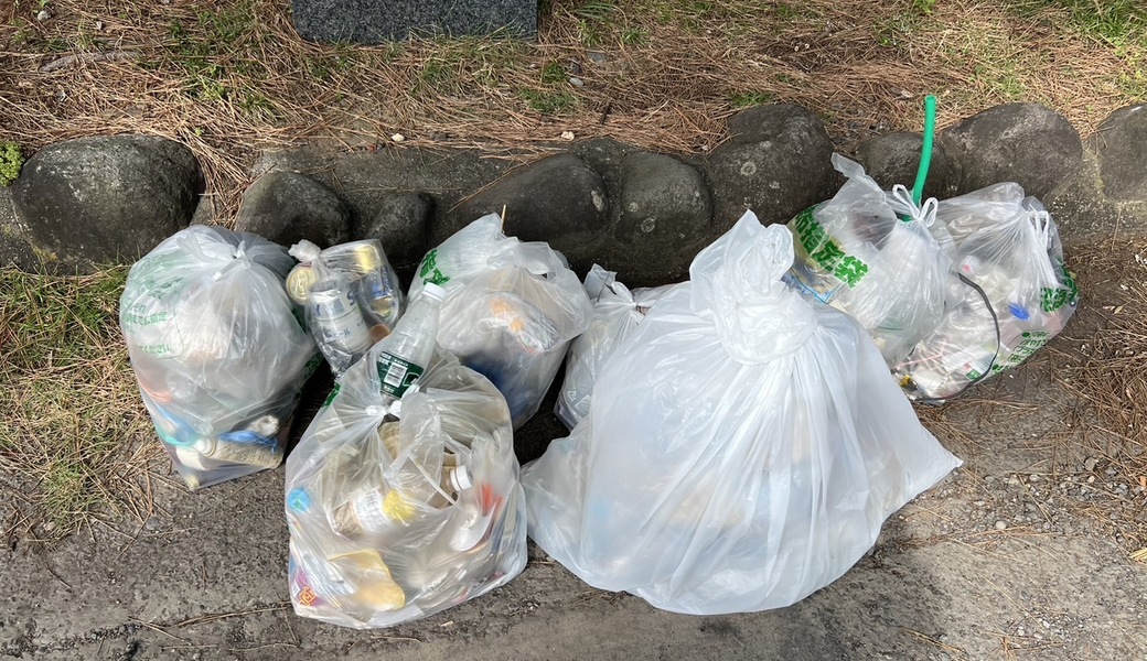 おまみとす〜ちゃん ビーチクリーン レポート