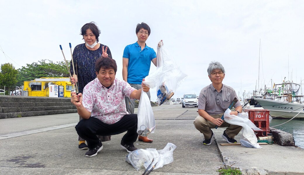 那覇市沿岸漁港周辺ゴミ拾い レポート