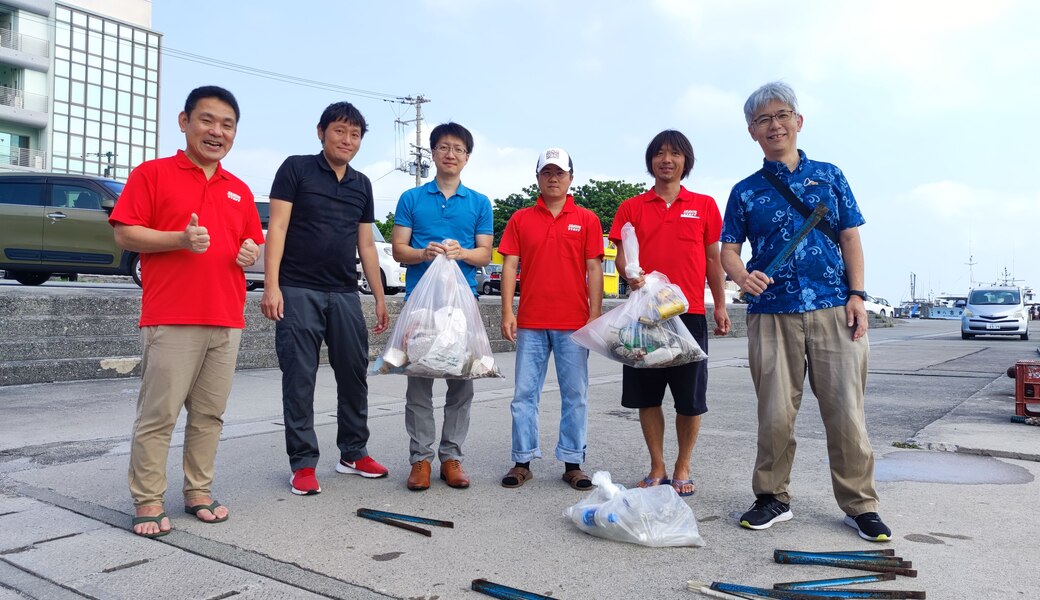 那覇市沿岸漁港周辺ゴミ拾い レポート