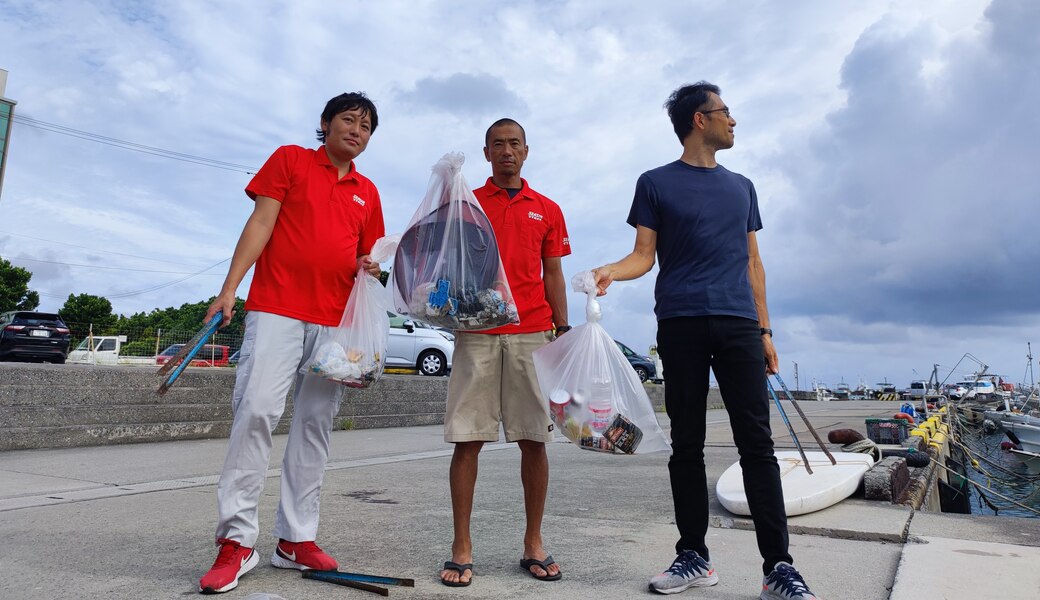 那覇市沿岸漁港周辺ゴミ拾い レポート