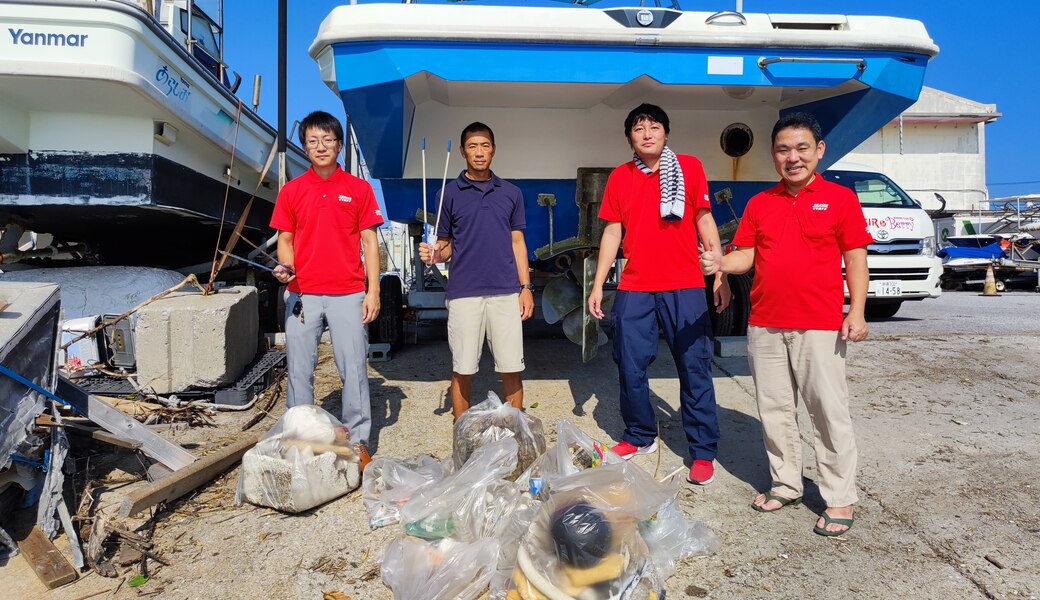 那覇市沿岸漁港周辺ゴミ拾い レポート