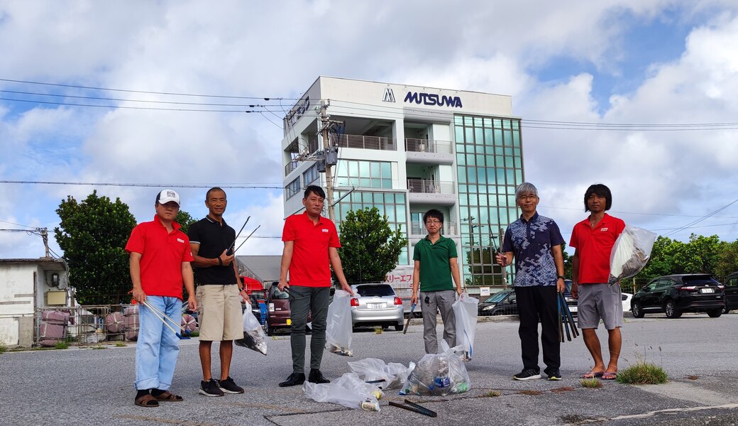 那覇市沿岸漁港周辺ゴミ拾い レポート