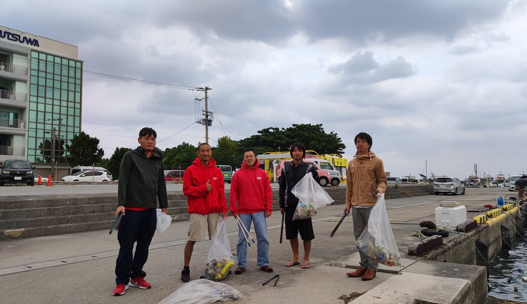 那覇市沿岸漁港周辺ゴミ拾い レポート