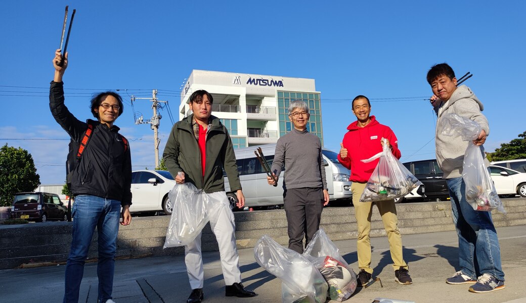 那覇市沿岸漁港周辺ゴミ拾い レポート