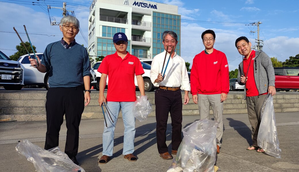 那覇市沿岸漁港周辺ゴミ拾い レポート