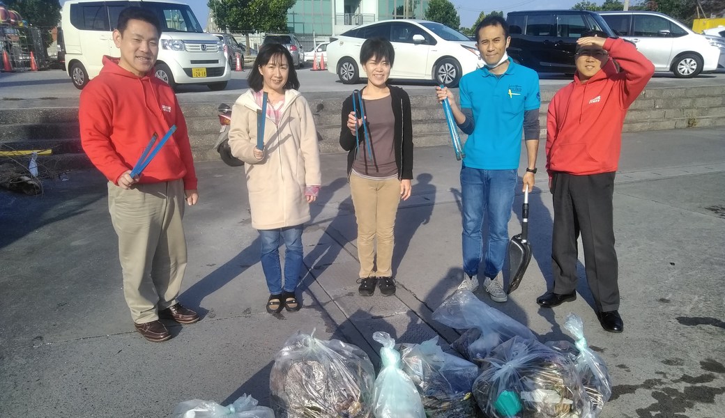 2018年2月2日　那覇市沿岸漁港周辺ゴミ拾い活動 レポート