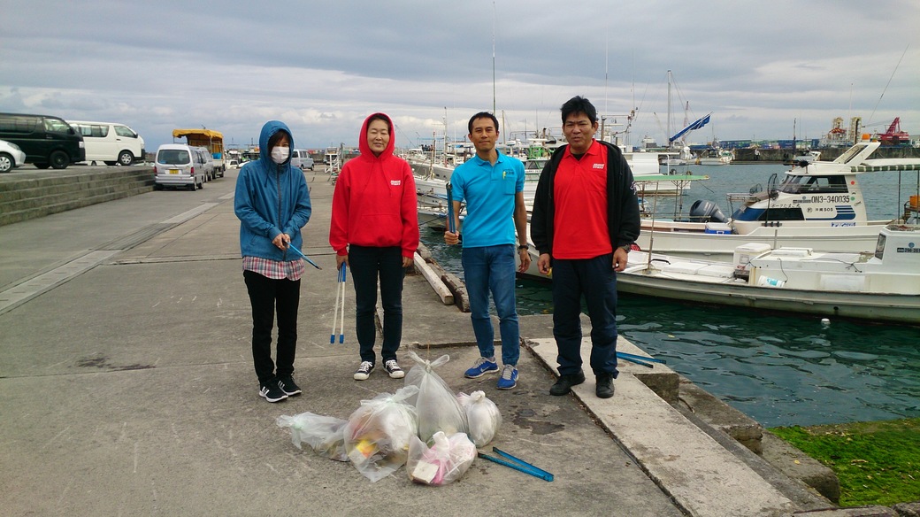2018年2月23日　那覇市沿岸漁港周辺ゴミ拾い活動 レポート